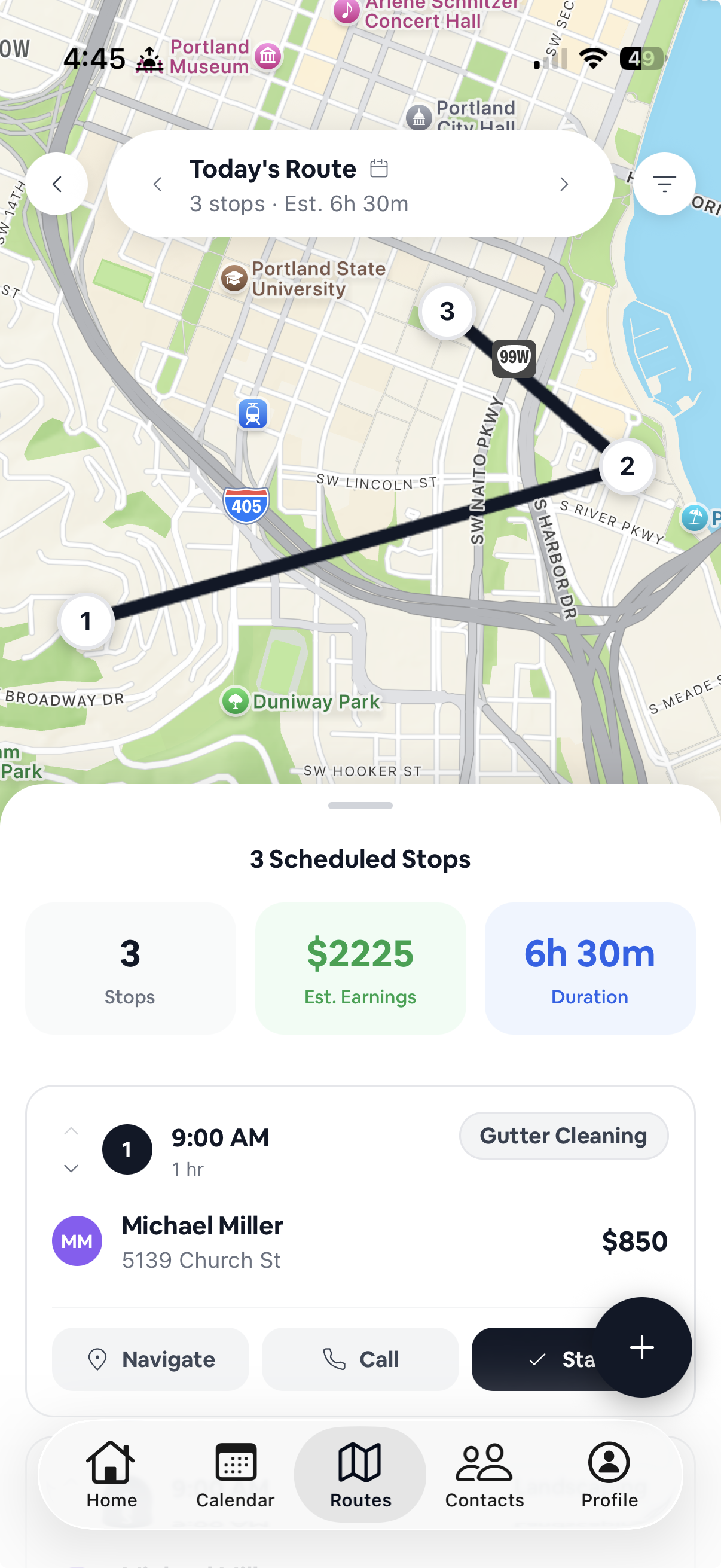 Plan the day. Drive the day., mobile view
